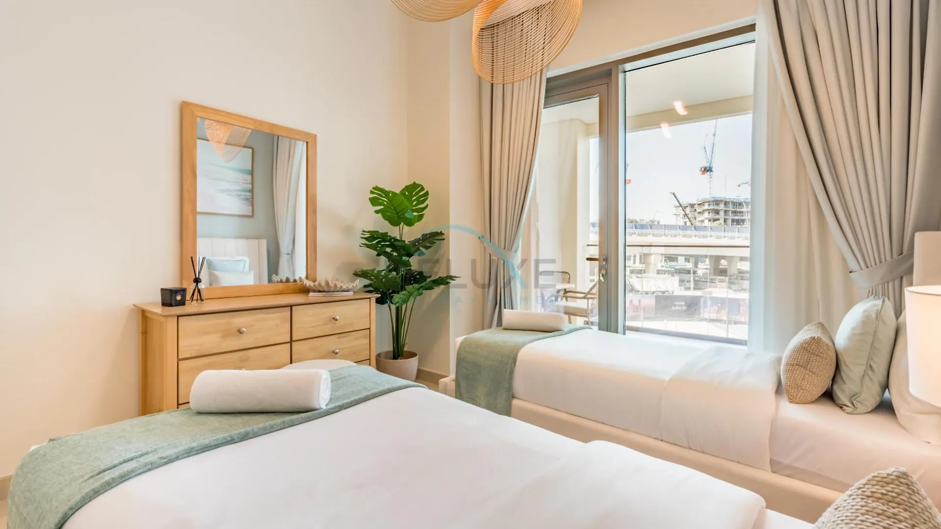 Apartment 3 Bed Plus Maid'S Room Near Festival City Mall, Mins From Downtown Dubai, Rosewater At Creek Beach Building 2, Creek Beach By Deluxe Holiday Homes United Arab Emirates
