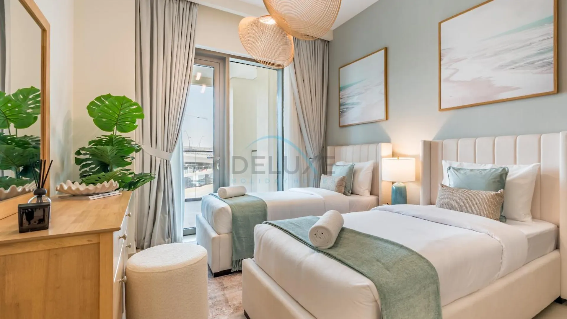 Apartment 3 Bed Plus Maid'S Room Near Festival City Mall, Mins From Downtown Dubai, Rosewater At Creek Beach Building 2, Creek Beach By Deluxe Holiday Homes United Arab Emirates