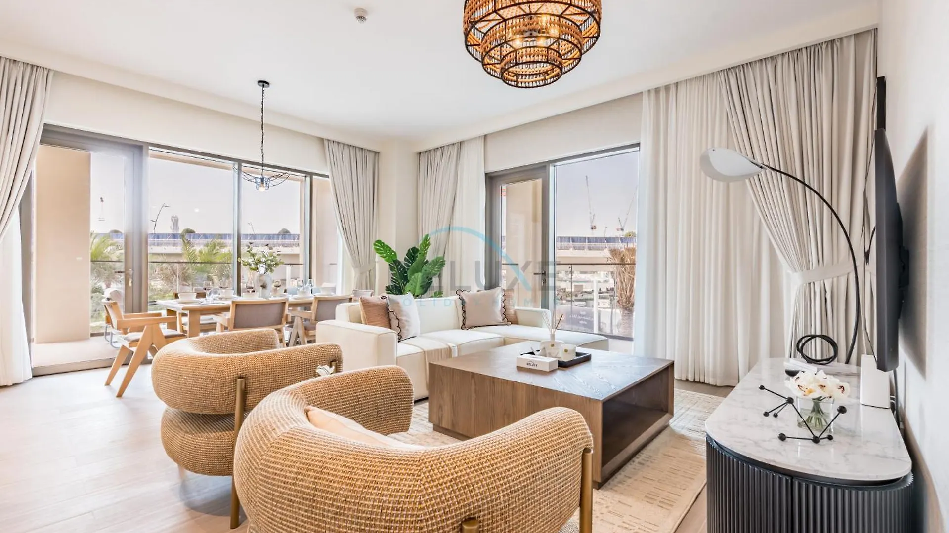 3 Bed Plus Maid'S Room Near Festival City Mall, Mins From Downtown Dubai, Rosewater At Creek Beach Building 2, Creek Beach By Deluxe Holiday Homes